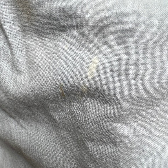 Vintage Lighthouse Jean Jacket Leather Lace up on arms sides pockets and neck. - Picture 12 of 16